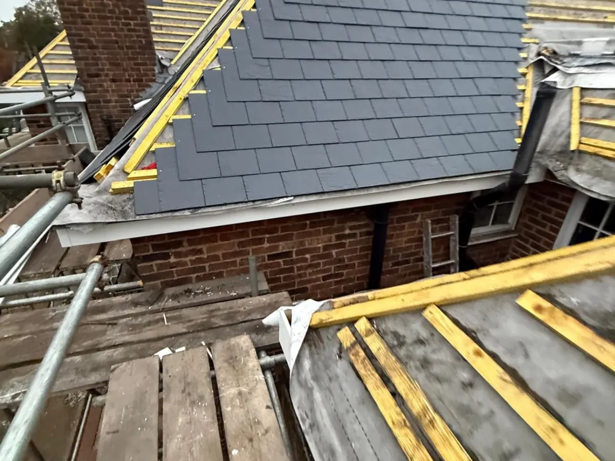 Slate roof – Stratton Roofing job #32, Sussex